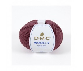 Pelote 100% laine Woolly - DMC violet bois de rose 57 sperenza