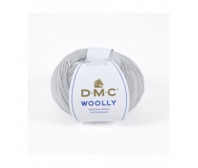 Pelote 100% laine Woolly - DMC gris perle 121 sperenza