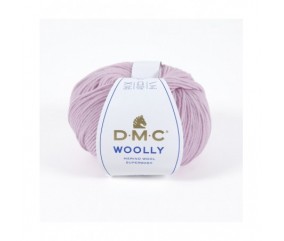 Pelote 100% laine Woolly - DMC rose soraya 42 sperenza