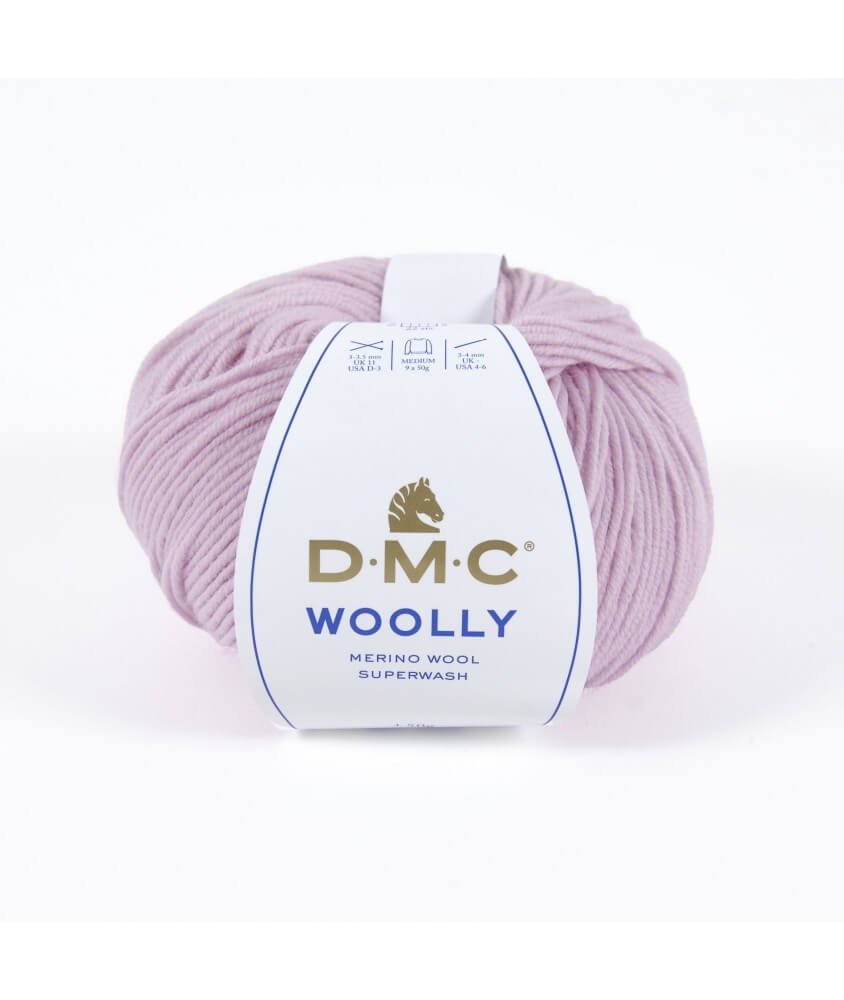 Pelote 100% laine Woolly - DMC rose soraya 42 sperenza Pelote 100% laine Woolly - DMC rose soraya 42 sperenza