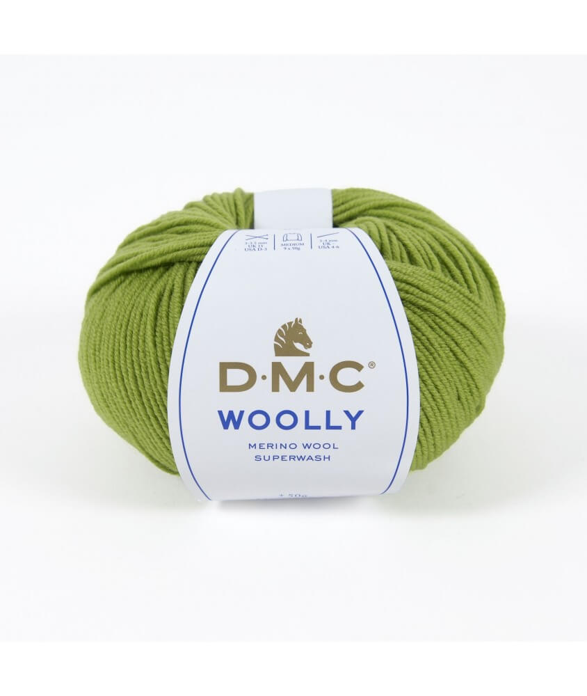 Pelote 100% laine Woolly - DMC vert petit pois 81 sperenza Pelote 100% laine Woolly - DMC vert petit pois 81 sperenza