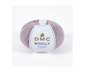 Pelote 100% laine Woolly - DMC violet lilas pale 60 sperenza