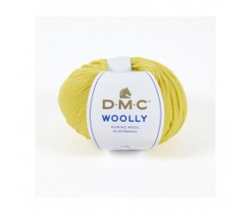 Pelote 100% laine Woolly - DMC jaune 93 poussin sperenza