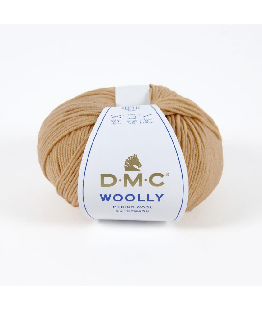 Pelote 100% laine Woolly - DMC orange abricot 134 sperenza