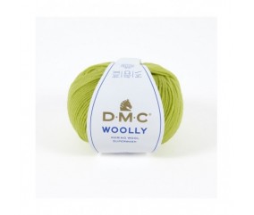 Pelote 100% laine Woolly - DMC vert 84 sperenza