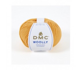 Pelote 100% laine Woolly - DMC jaune pollen 94 sperenza