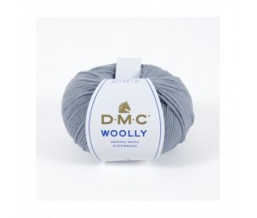 Pelote 100% laine Woolly - DMC gris souris 124 sperenza