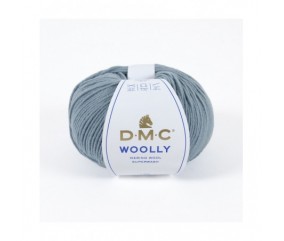 Pelote 100% laine Woolly - DMC bleu gris 78 sperenza
