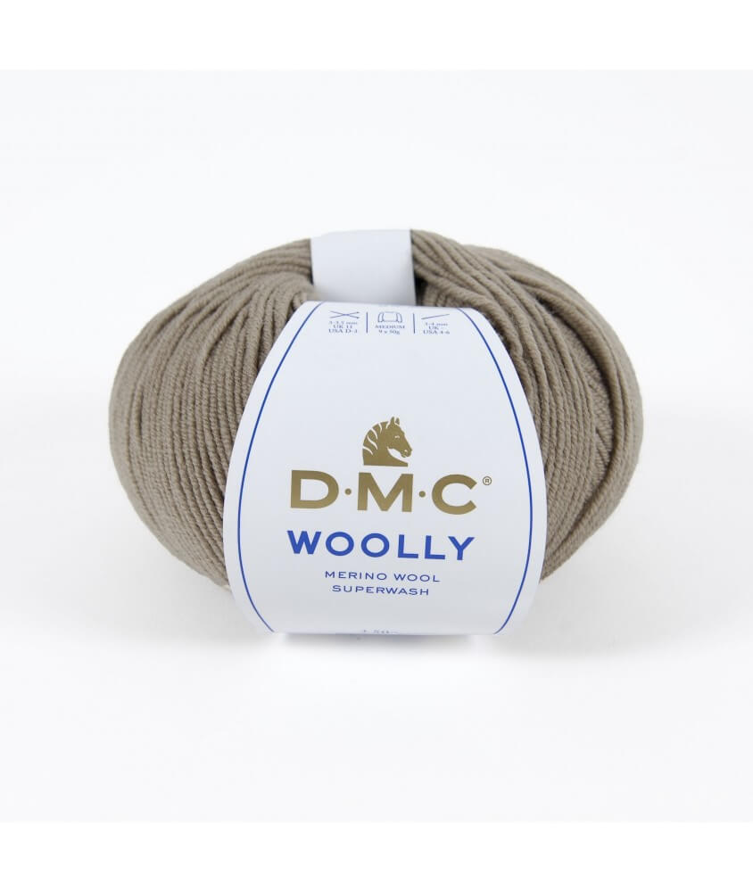 Pelote 100% laine Woolly - DMC marron ecureuil 112 sperenza