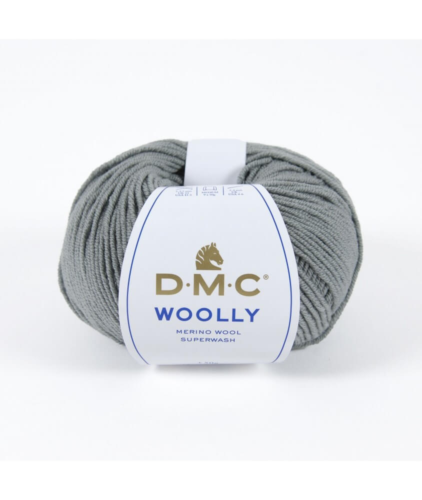 Pelote 100% laine Woolly - DMC gris cendre 122 sperenza Pelote 100% laine Woolly - DMC gris cendre 122 sperenza