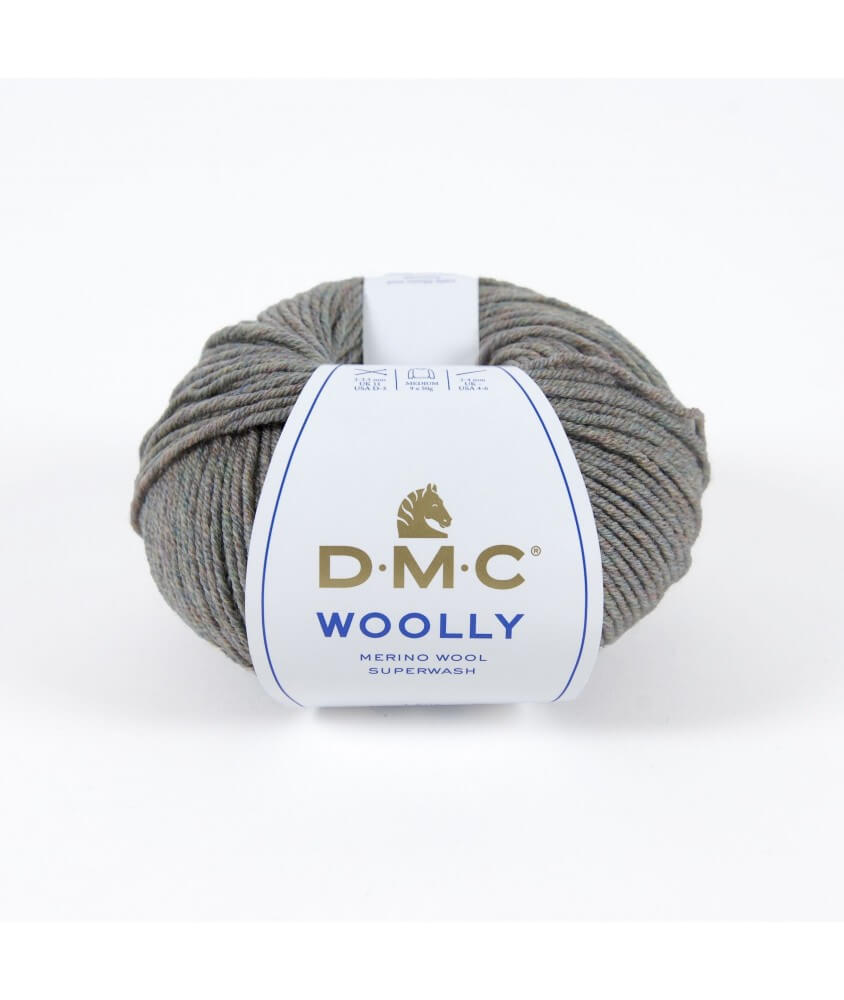 Pelote 100% laine Woolly - DMC vert 12 sperenza