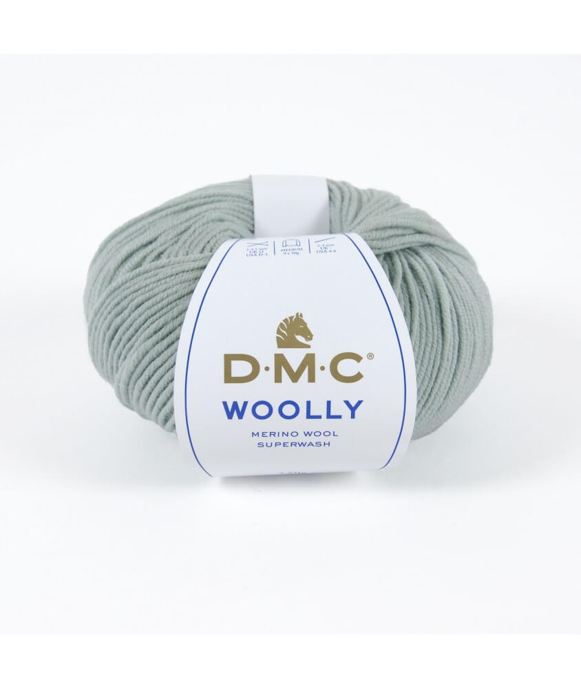 Pelote 100% laine Woolly - DMC gris bleu 137 sperenza
