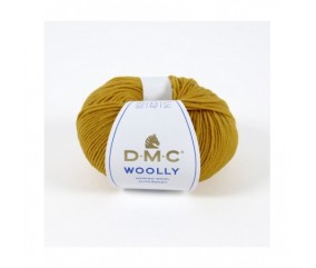 Pelote 100% laine Woolly - DMC jaune safran 959 sperenza