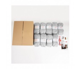 Kit Crochet Couverture carrés XXL Winter No Winter - Katia