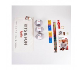 Kit Pull Bébé en côtes Easy Canale - Katia