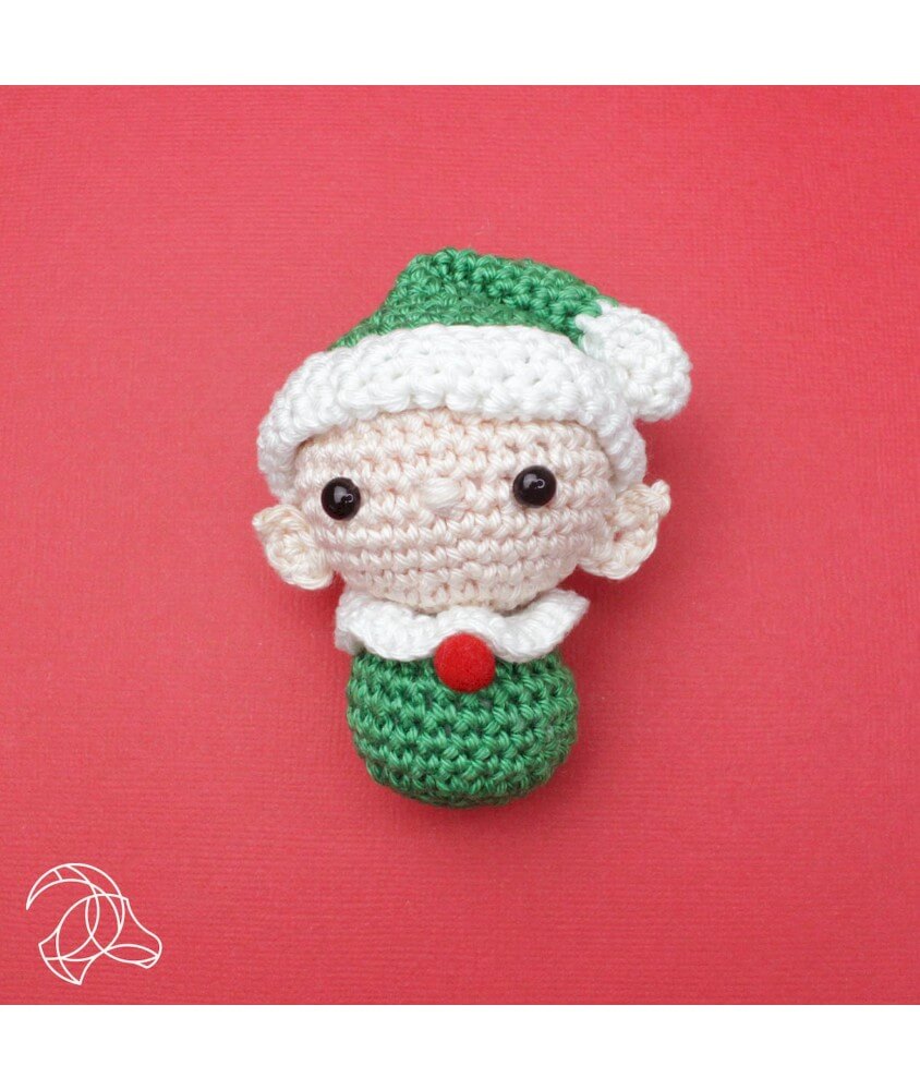 Kit Crochet ornement Mini Elfe - Amigurumi Hardicraft
