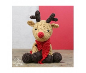 Kit crochet Rudolf le Renne de Noël - Amigurumi Hardicraft