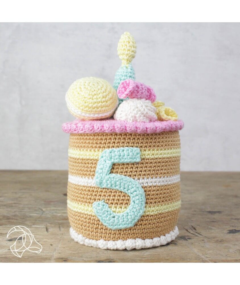 Kit Crochet Gâteau d'Anniversaire - Amigurumi Hardicraft