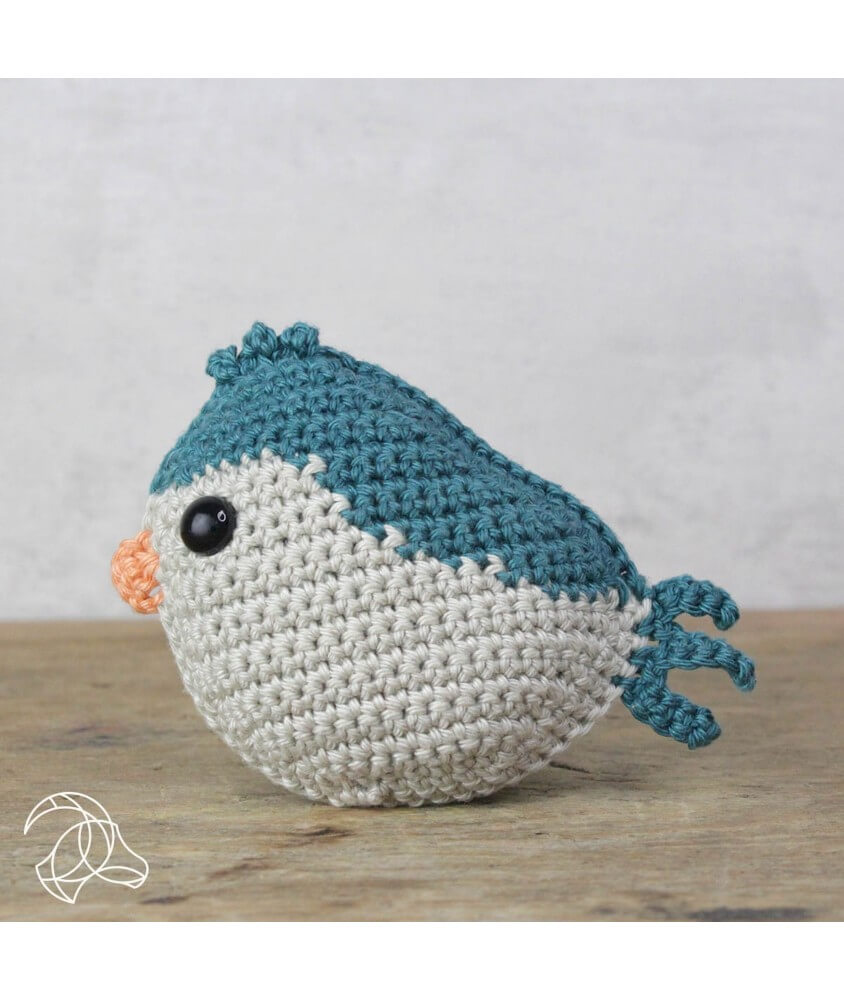 Kit Crochet Oiseau Bleu - Amigurumi Hardicraft
