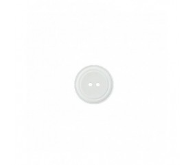 Boutons costume Polyester 4 trous 15mm X 4 - Prym BLANC SPERENZA