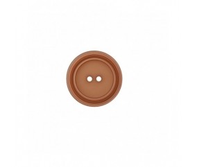 Boutons costume Uni Polyester 2 trous 25mm X 2 - Prym brun moyen sperenza