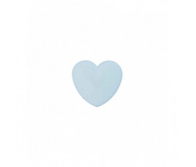 Boutons Coeur à queue 12mm X 3- Prym BLEU CIEL SPERENZA