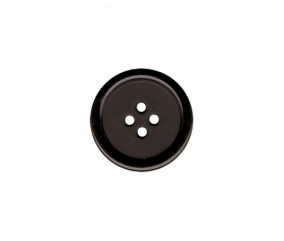 Boutons rebord 4 trous 15mm X 4 - Prym noir sperenza