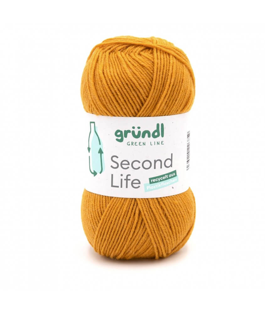 Fil à tricoter durable SECOND LIFE - Grundl - Certifié Oeko-Tex ecru 01 sperenza