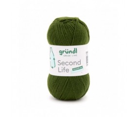 Fil à tricoter durable SECOND LIFE - Grundl - Certifié Oeko-Tex vert 07 sperenza