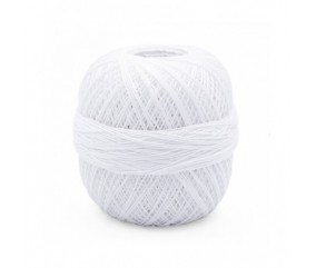 Coton à crocheter HAKELGARN 10 - Grundl - certifié Oeko-Tex blanc 02 sperenza