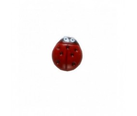 Boutons Petite coccinelle 11 mm X 4 - Distrifil