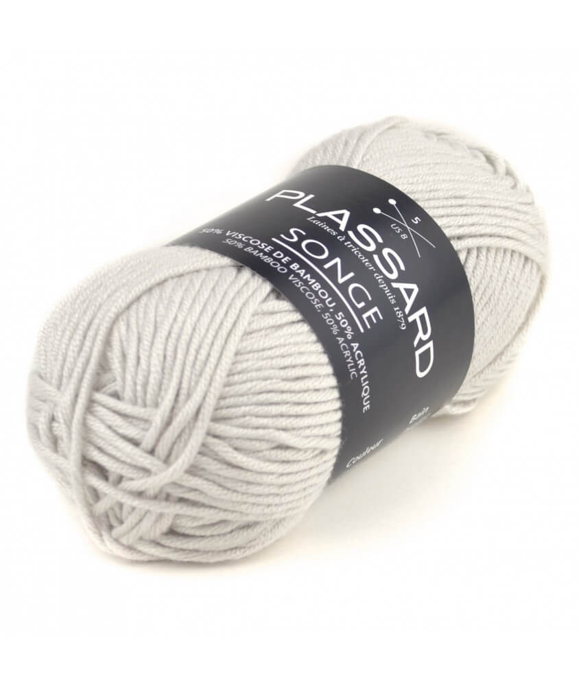 Pelote de coton à tricoter Songe - Plassard