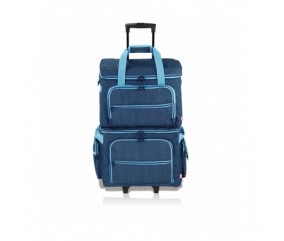 Sac de rangement pour trolley Bleu jean - Prym