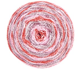 Pelote de coton Creative Cotton Stripes dk 250GR - Rico Design - Multicolore (008 - BERRIES)