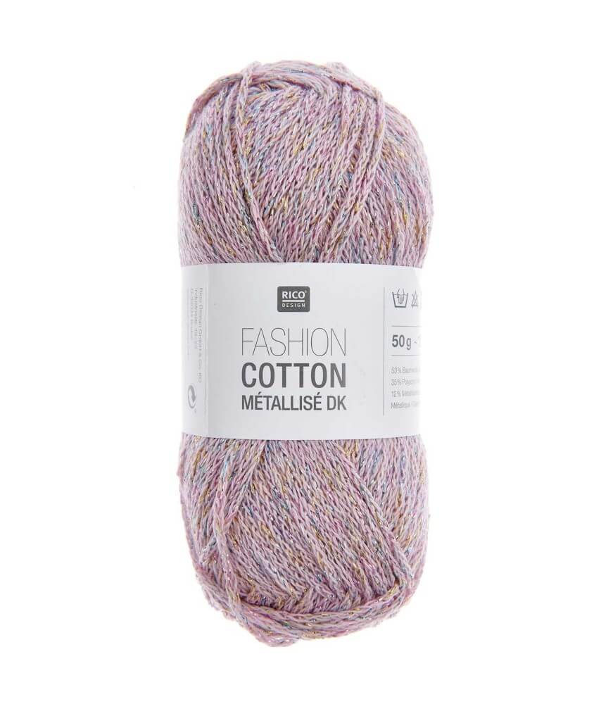 Fil à tricoter FASHION COTTON MÉTALLISÉ - Rico Design Fil à tricoter FASHION COTTON MÉTALLISÉ - Rico Design