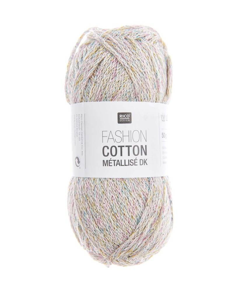 Fil à tricoter FASHION COTTON MÉTALLISÉ - Rico Design Fil à tricoter FASHION COTTON MÉTALLISÉ - Rico Design