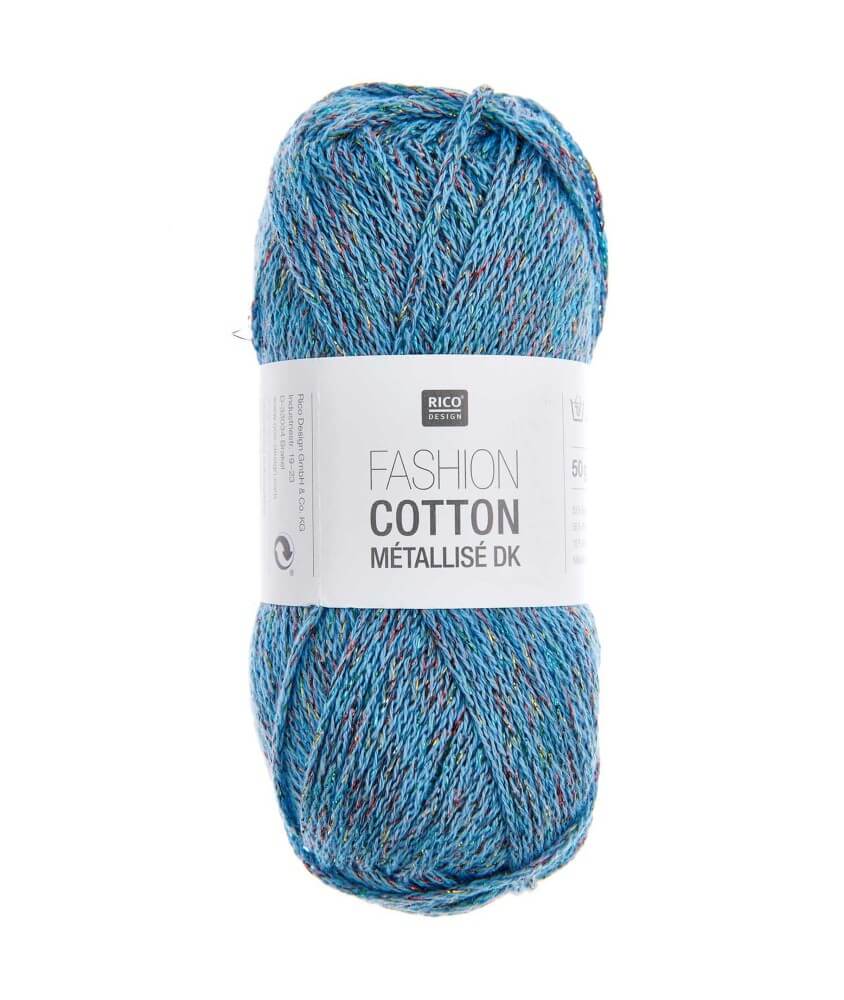 Fil à tricoter FASHION COTTON MÉTALLISÉ - Rico Design