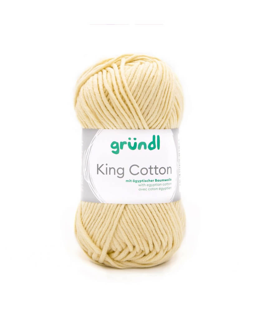 Pelote de Coton à tricoter KING COTTON - Grundl Pelote de Coton à tricoter KING COTTON - Grundl
