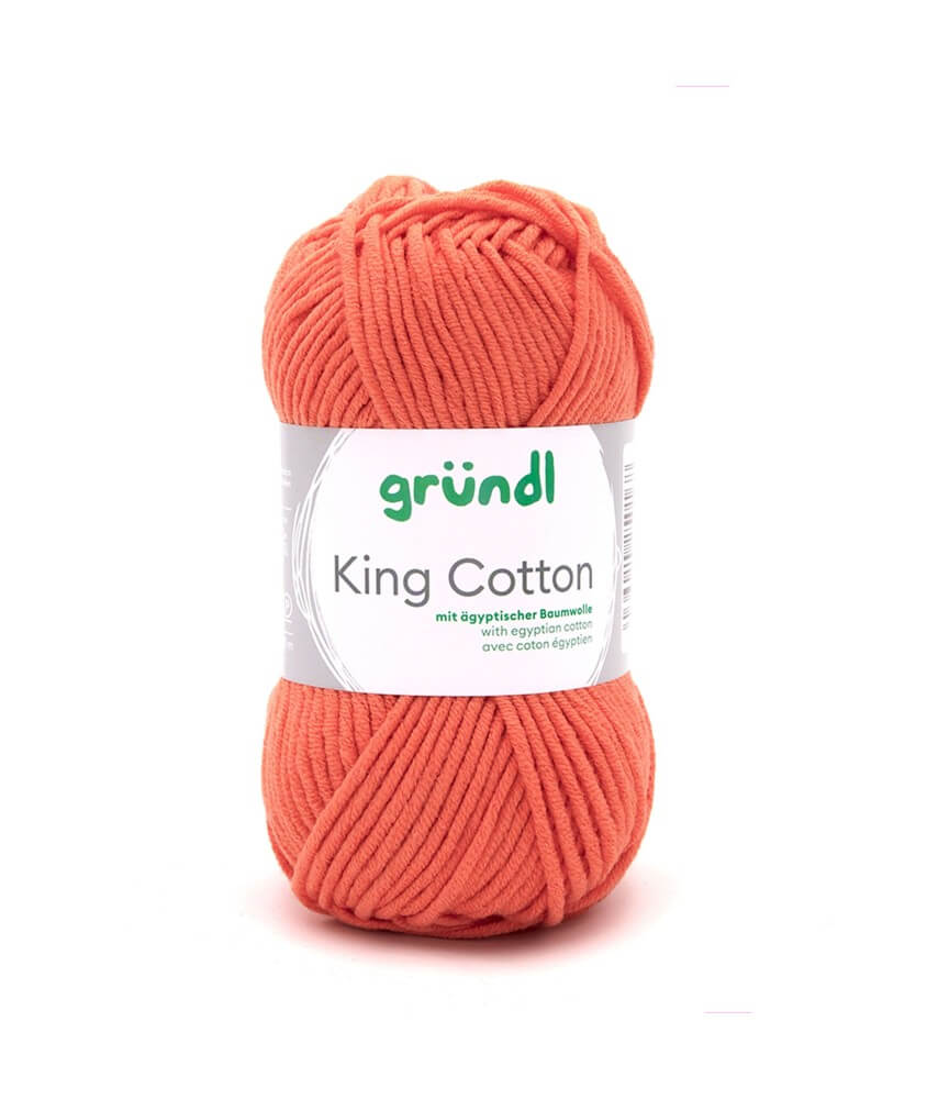 Pelote de Coton à tricoter KING COTTON - Grundl Pelote de Coton à tricoter KING COTTON - Grundl