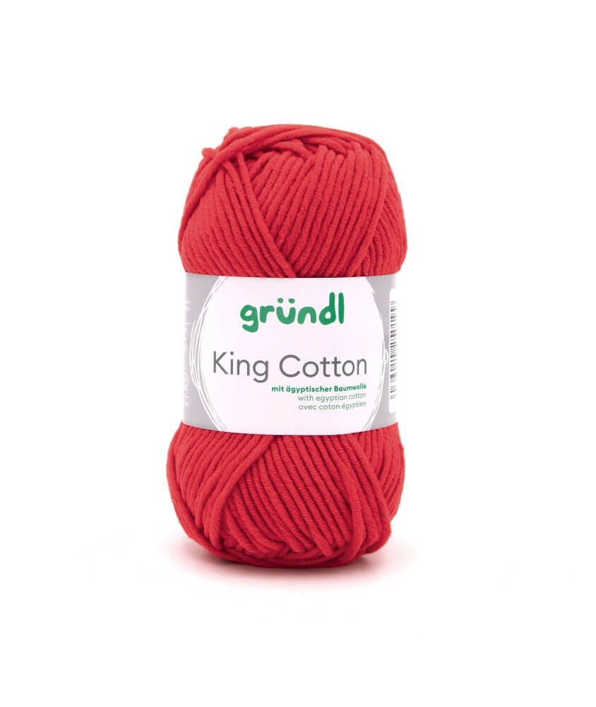 Pelote de Coton à tricoter KING COTTON - Grundl Pelote de Coton à tricoter KING COTTON - Grundl