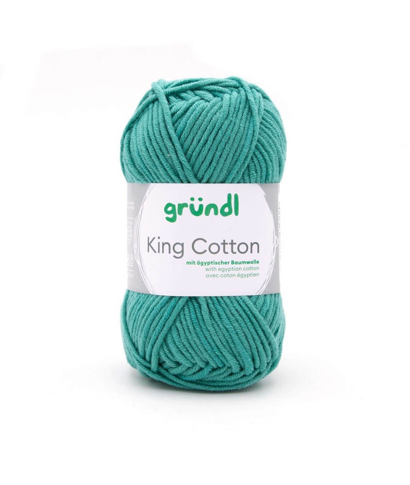 Pelote de Coton à tricoter KING COTTON - Grundl Pelote de Coton à tricoter KING COTTON - Grundl