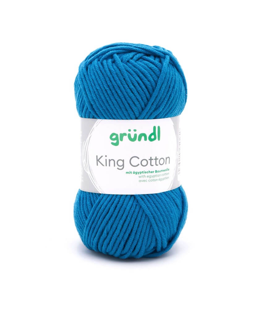 Pelote de Coton à tricoter KING COTTON - Grundl Pelote de Coton à tricoter KING COTTON - Grundl