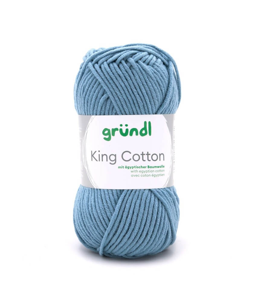 Pelote de Coton à tricoter KING COTTON - Grundl Pelote de Coton à tricoter KING COTTON - Grundl
