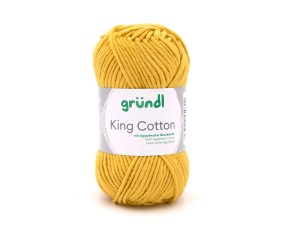 Pelote de Coton à tricoter KING COTTON - Grundl