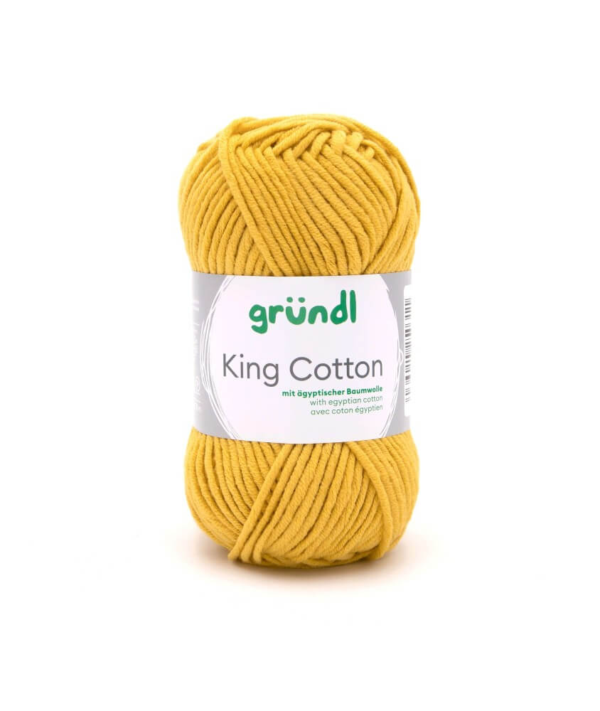 Pelote de Coton à tricoter KING COTTON - Grundl Pelote de Coton à tricoter KING COTTON - Grundl