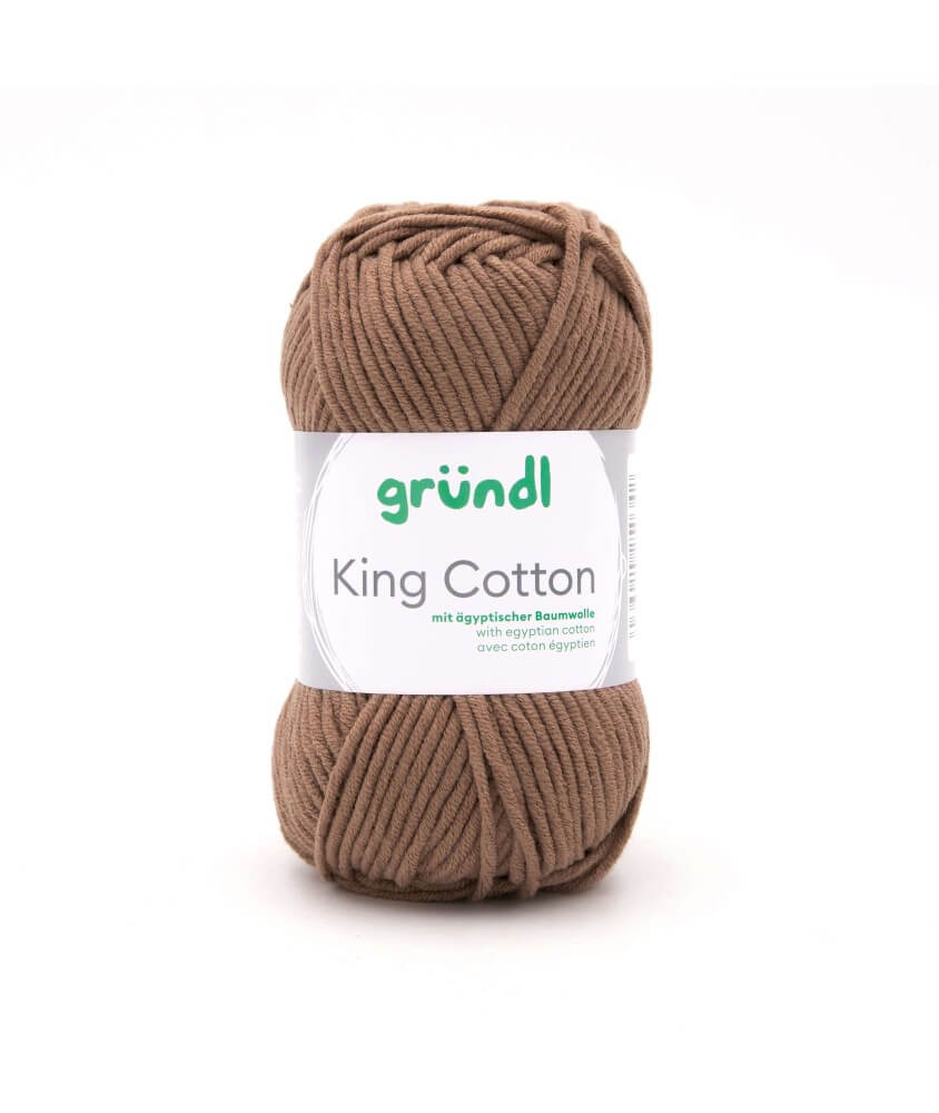 Pelote de Coton à tricoter KING COTTON - Grundl Pelote de Coton à tricoter KING COTTON - Grundl