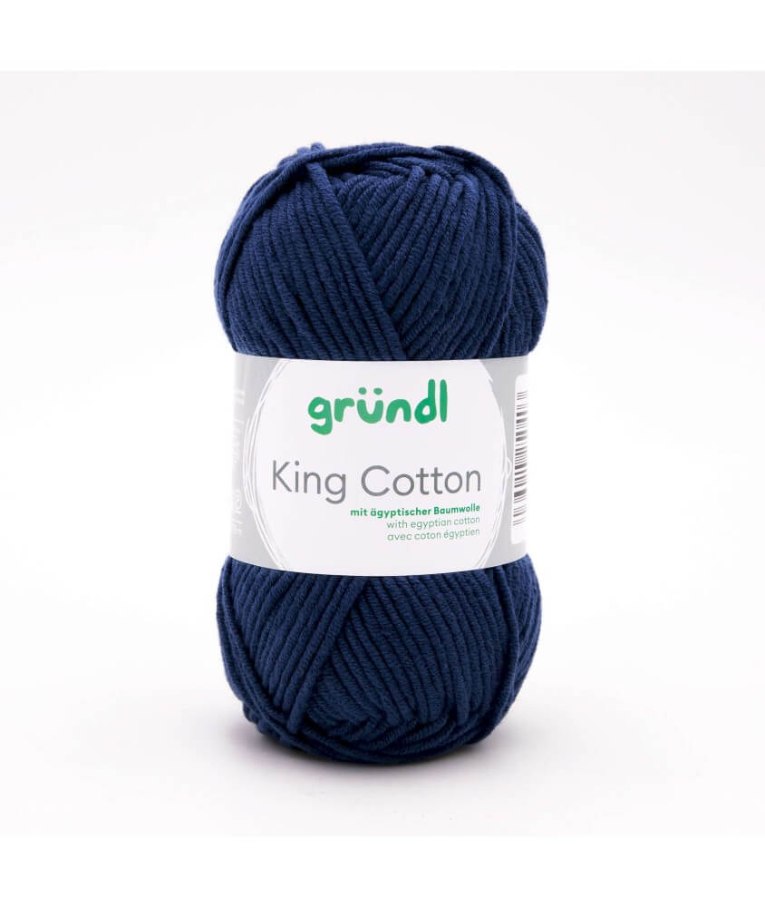 Pelote de Coton à tricoter KING COTTON - Grundl Pelote de Coton à tricoter KING COTTON - Grundl