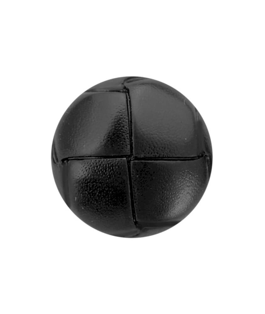 Boutons simili cuir marron 18mm X 4 - Union Knopf