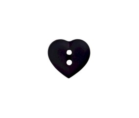 Boutons Coeur 2 trous Blanc 12 MM X 4 - Union Knopf