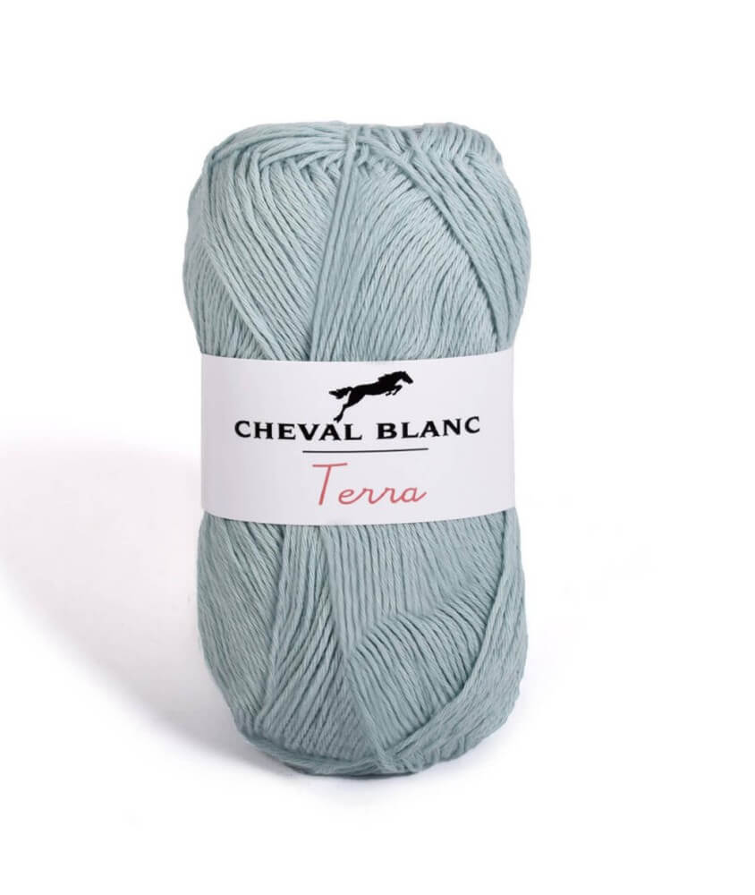 Pelote de Coton à tricoter TERRA - Cheval blanc